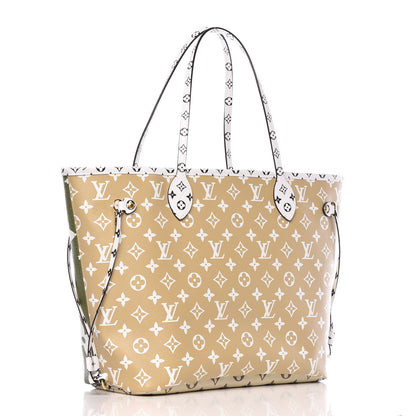 Louis Vuitton Monogram Giant Neverfull MM Kaki 3 of 10