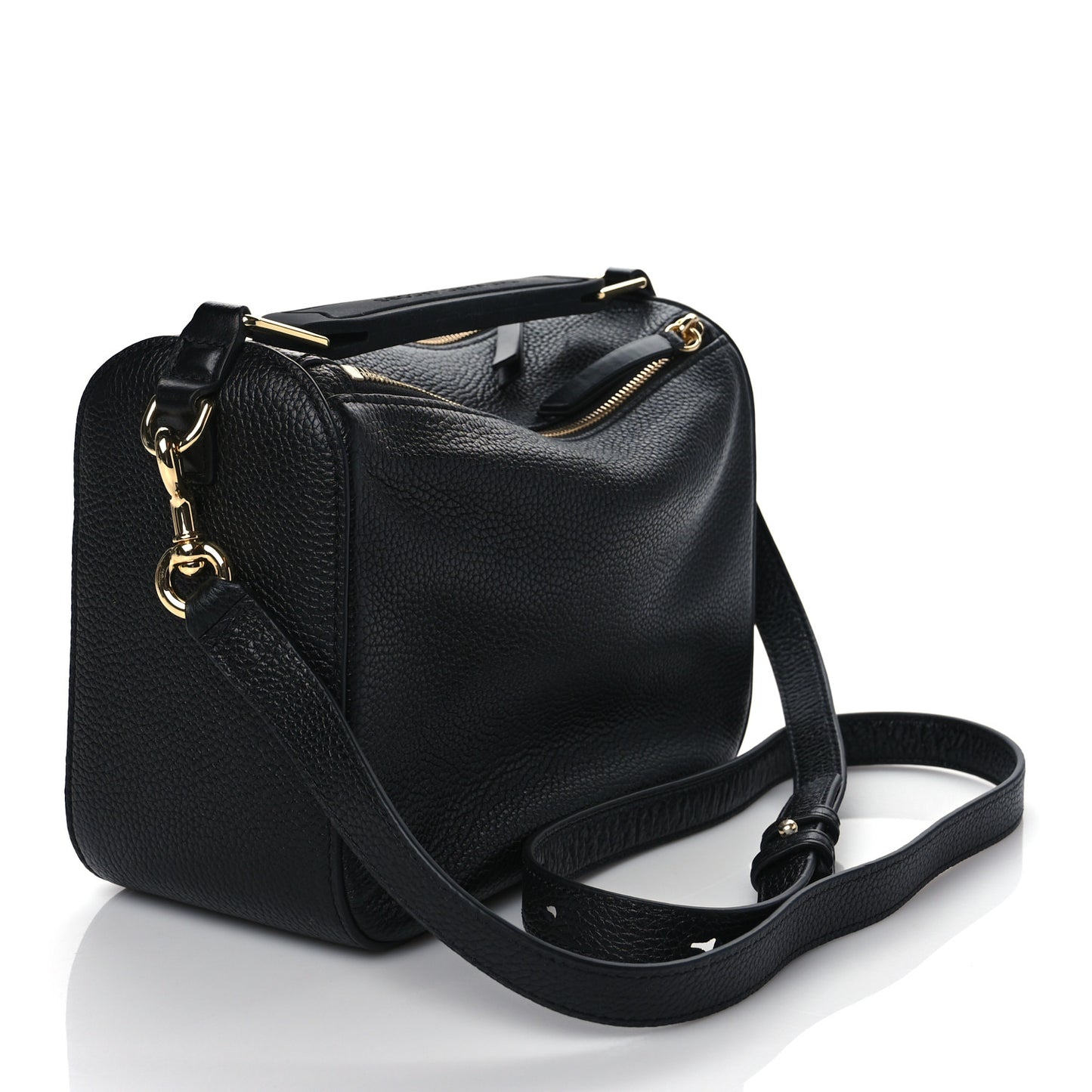 Calfskin Soft Box 23 Shoulder Bag Black