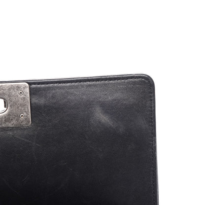 Chanel Lambskin Quilted Medium Boy Flap Black 10 of 13