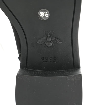 Gucci Calfskin Over The Knee Boots 38.5 Black 7 of 10
