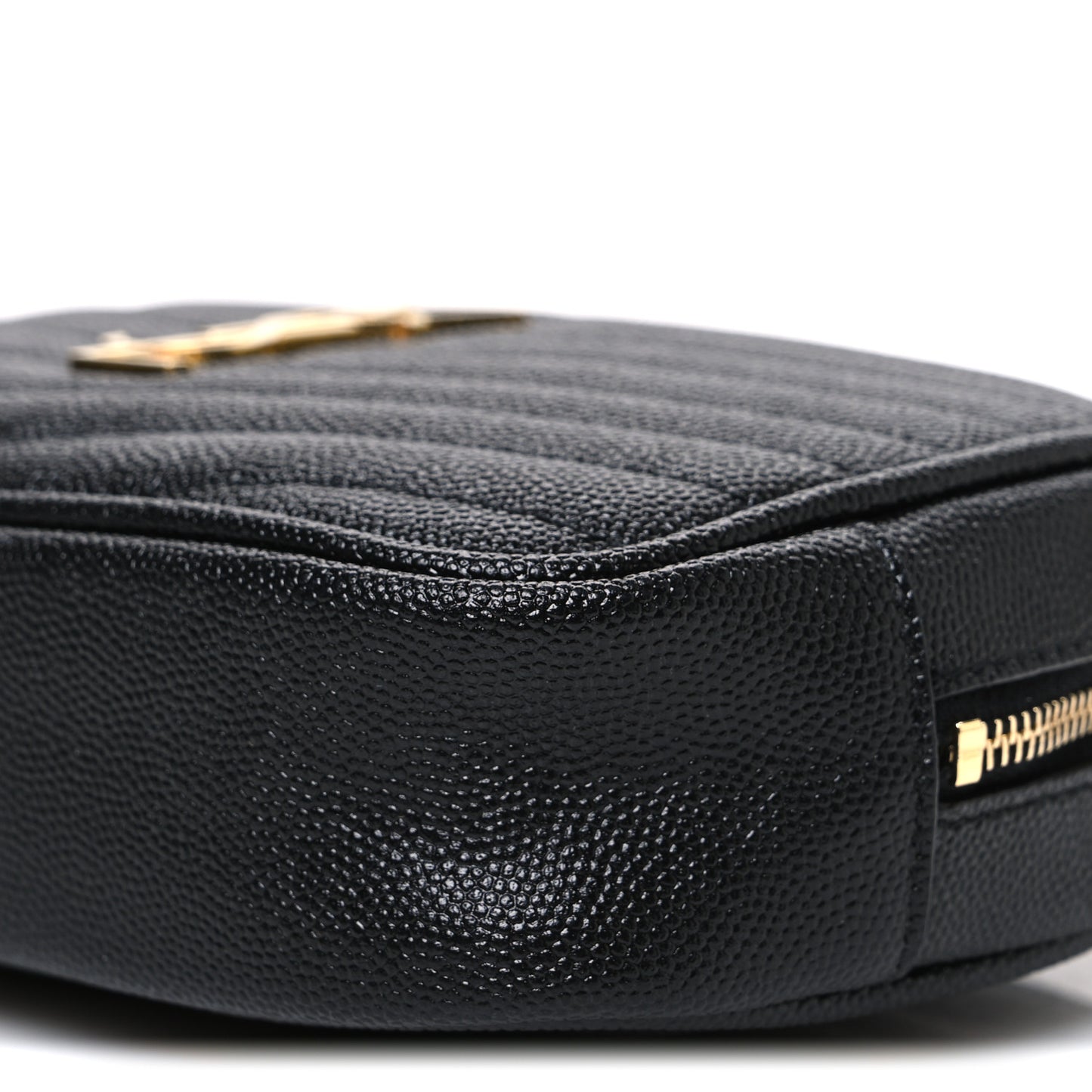 Grain De Poudre Matelasse Monogram Mini Lou Camera Bag Black