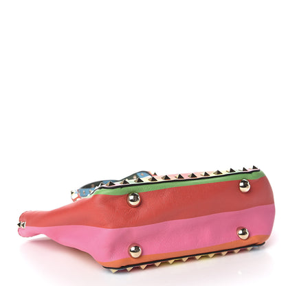 Valentino Garavani Vitello 1973 Mini Rockstud Tote Multicolor 4 of 9