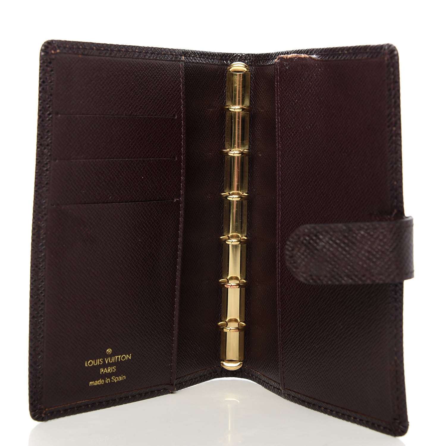 Louis Vuitton Taiga Small Ring Agenda Cover Acajou 5 of 9