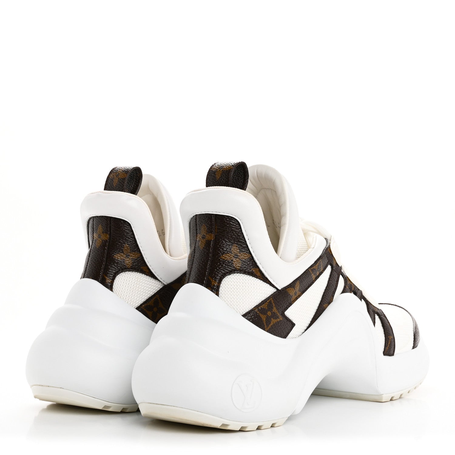 Louis Vuitton Patent Monogram LV Archlight Sneakers 39 White 5 of 10