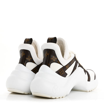 Louis Vuitton Patent Monogram LV Archlight Sneakers 39 White 5 of 10