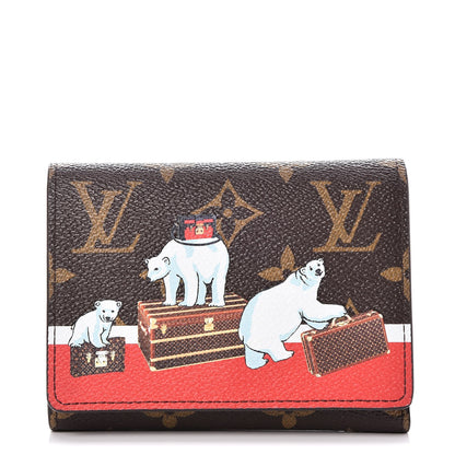 Louis Vuitton Monogram 2017 Christmas Animation Victorine Wallet 1 of 8