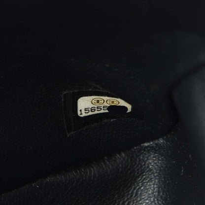 Chanel Lambskin Quilted Jumbo Double Flap So Black 7 of 8
