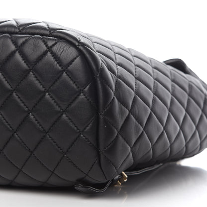 Chanel Lambskin Quilted Large Urban Spirit Backpack Black 9 of 14