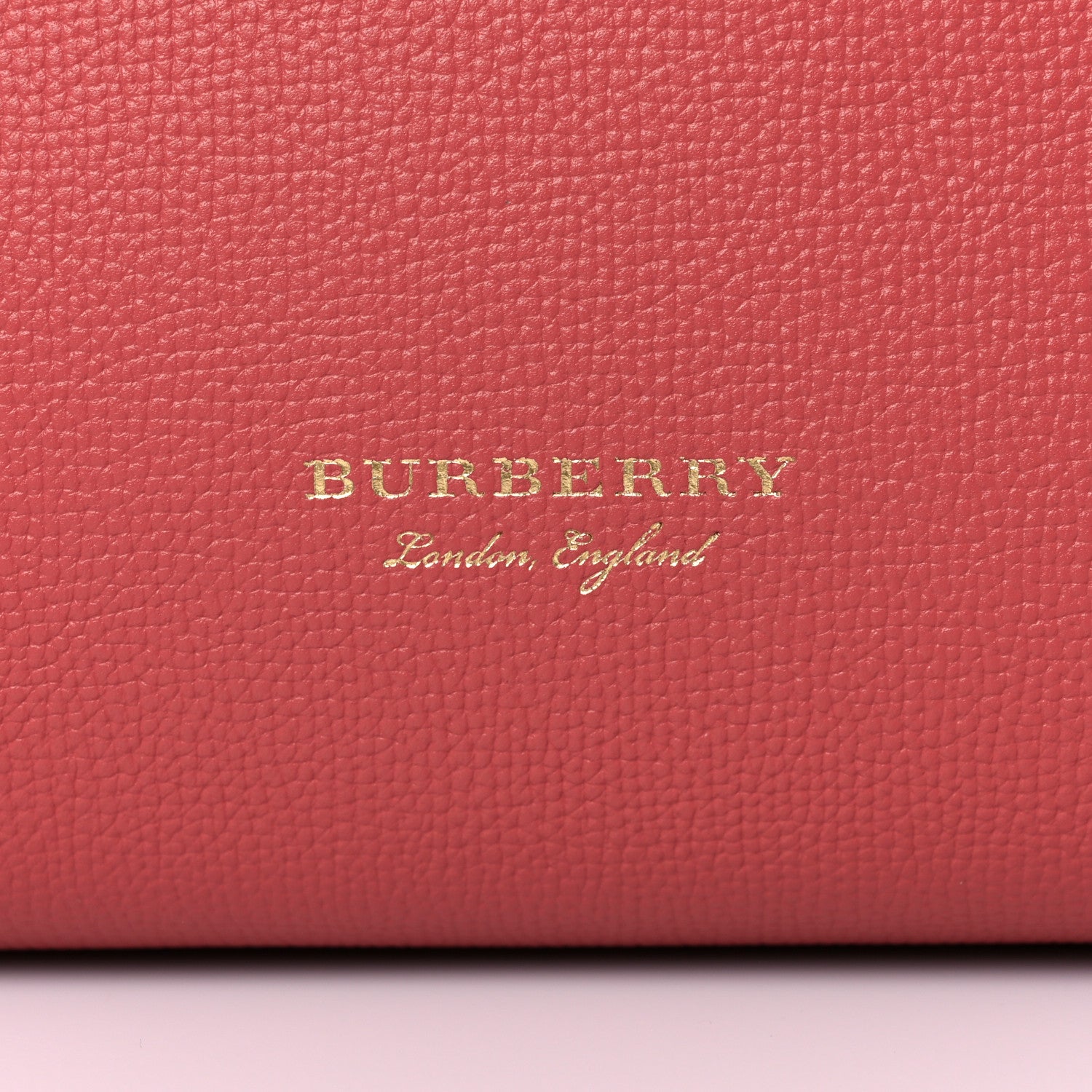 Burberry Derby Calfskin House Check Medium Banner Tote Cinnamon Red 13 of 13