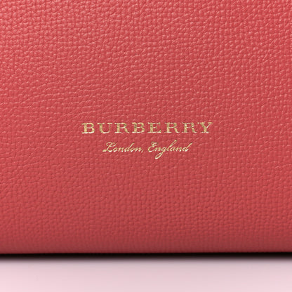 Burberry Derby Calfskin House Check Medium Banner Tote Cinnamon Red 13 of 13