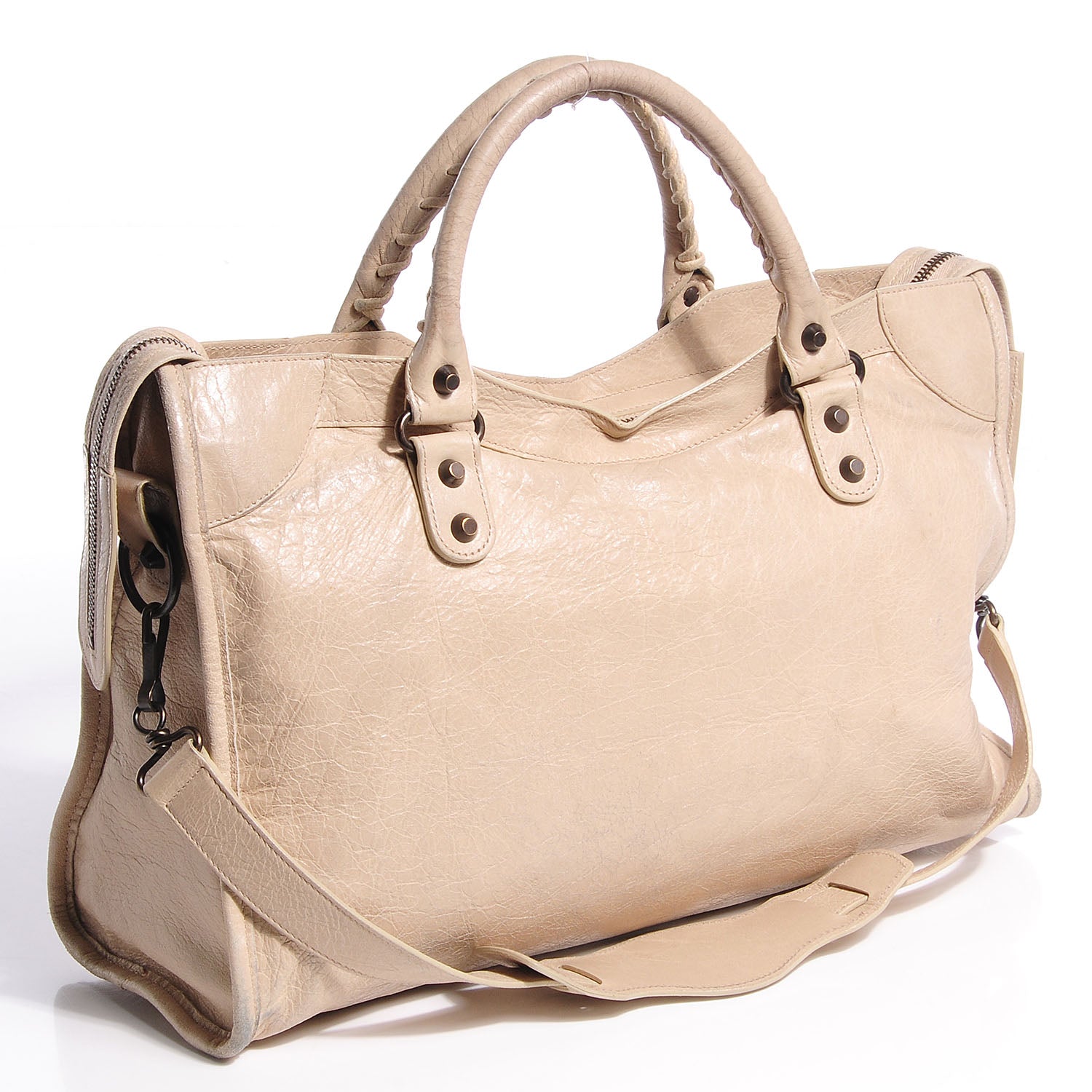 Balenciaga Agneau Classic Hardware City Praline 7 of 14