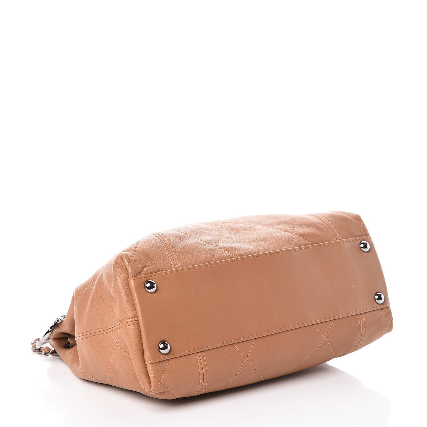 Lambskin Small Soft Touch Shoulder Bag Camel