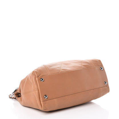 Chanel Lambskin Small Soft Touch Shoulder Bag Camel 5 of 10