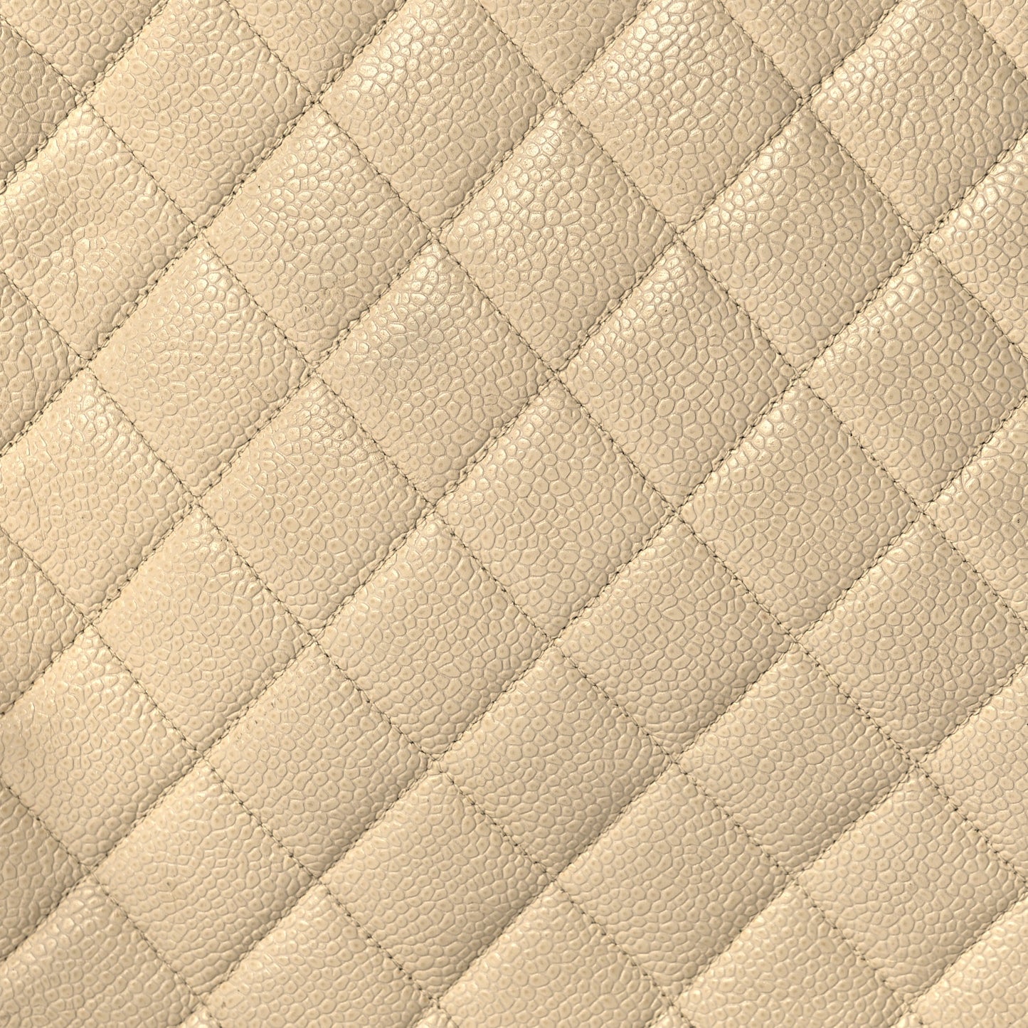 Caviar Quilted Camera Case Beige Clair