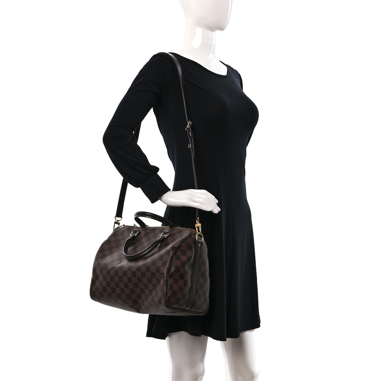 Damier Ebene Speedy Bandouliere 30