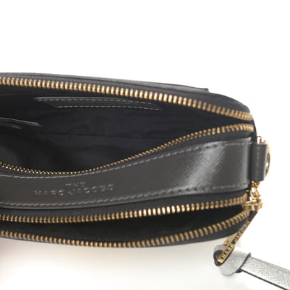 Marc Jacobs Saffiano Small Snapshot Camera Bag Silver Multicolor 6 of 11