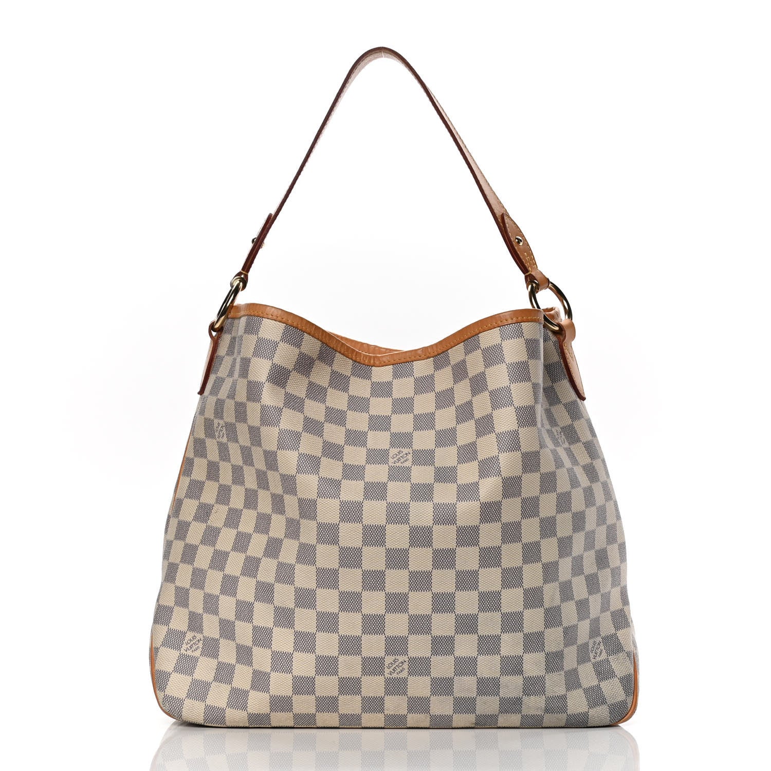 Louis Vuitton Damier Azur Delightful PM Rose Ballerine 1 of 13