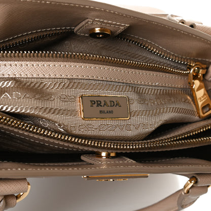 Prada Saffiano Medium Galleria Double Zip Tote Sabbia 6 of 10