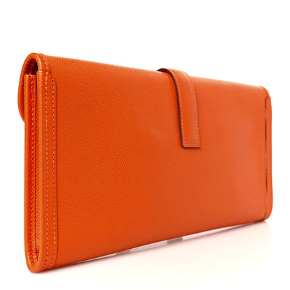 Hermes Epsom Jige Elan 29 Clutch Orange 3 of 9