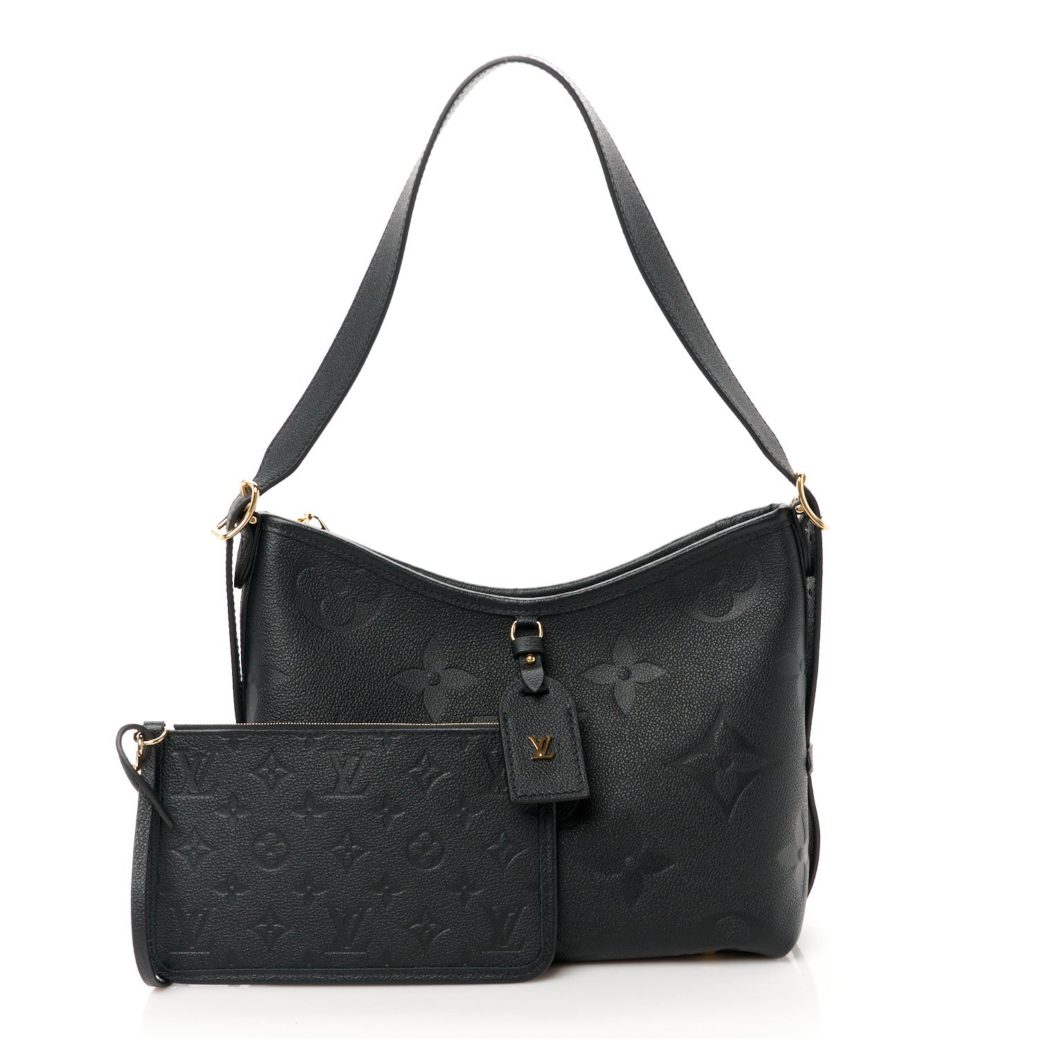 Louis Vuitton Empreinte Carryall PM Black 3 of 12