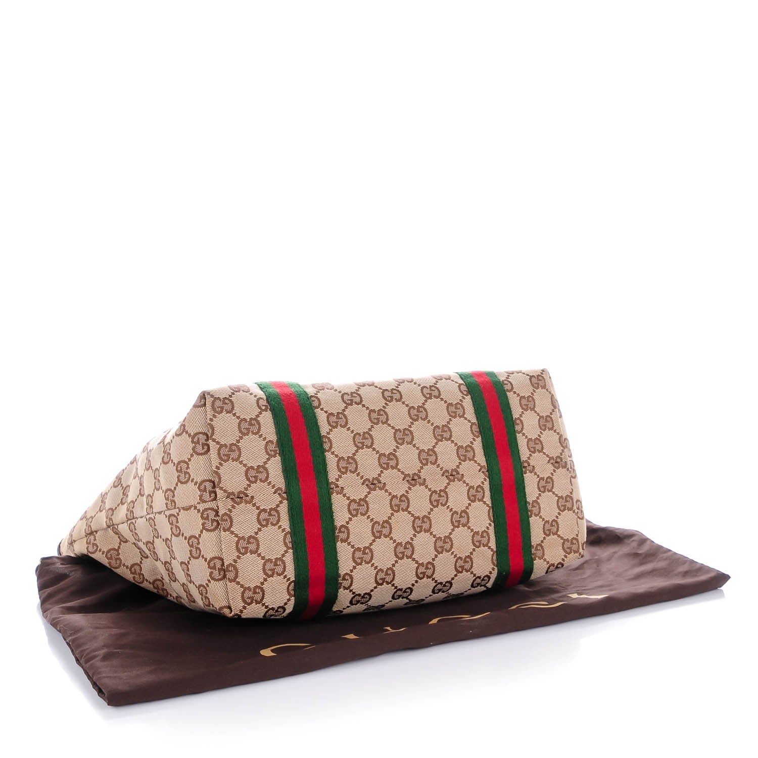 Gucci Monogram Medium Jolicoeur Tote Dark Brown 4 of 8