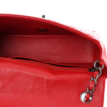 Chanel Lambskin Quilted Mini Rectangular Flap Red 5 of 11