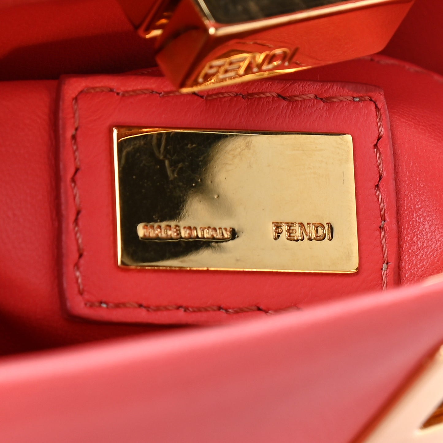 Nappa Mini Peekaboo Iconic Satchel Rosa Exstasy