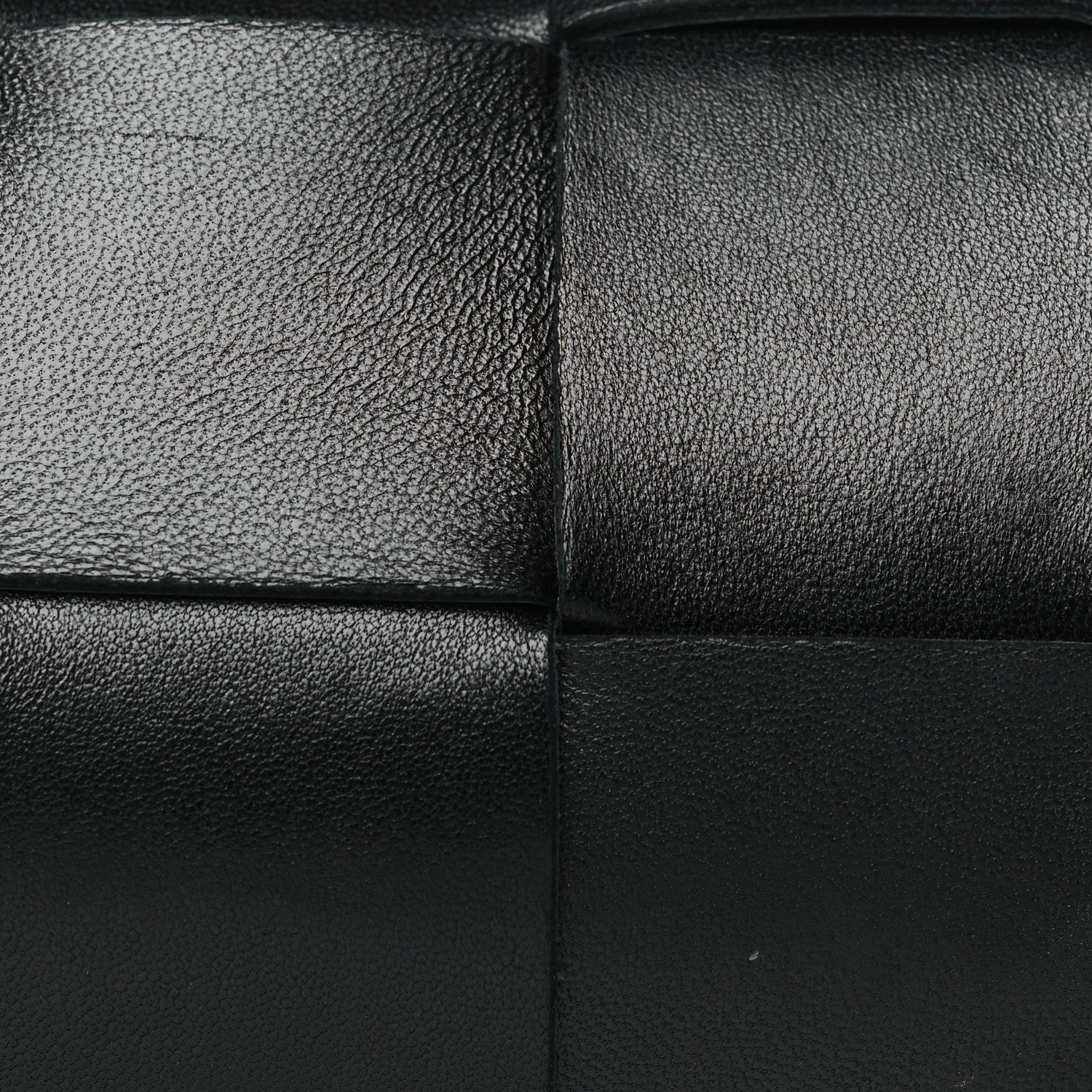 Bottega Veneta Lambskin Maxi Intreccio Cassette Phone Pouch Crossbody Bag Black 7 of 10