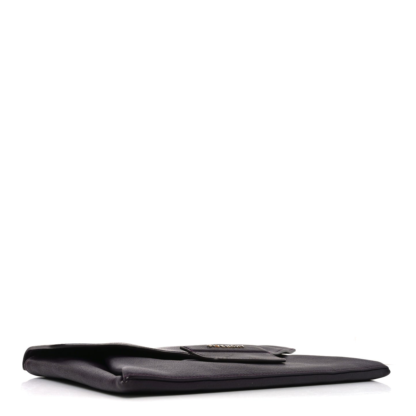 Sugar Goatskin Medium Antigona Envelope Clutch Aubergine