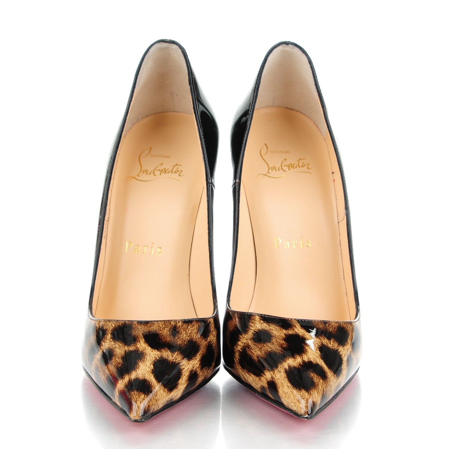 Christian Louboutin Patent Degrade Leopard So Kate 120 Pumps 35 Leopard Black 2 of 8