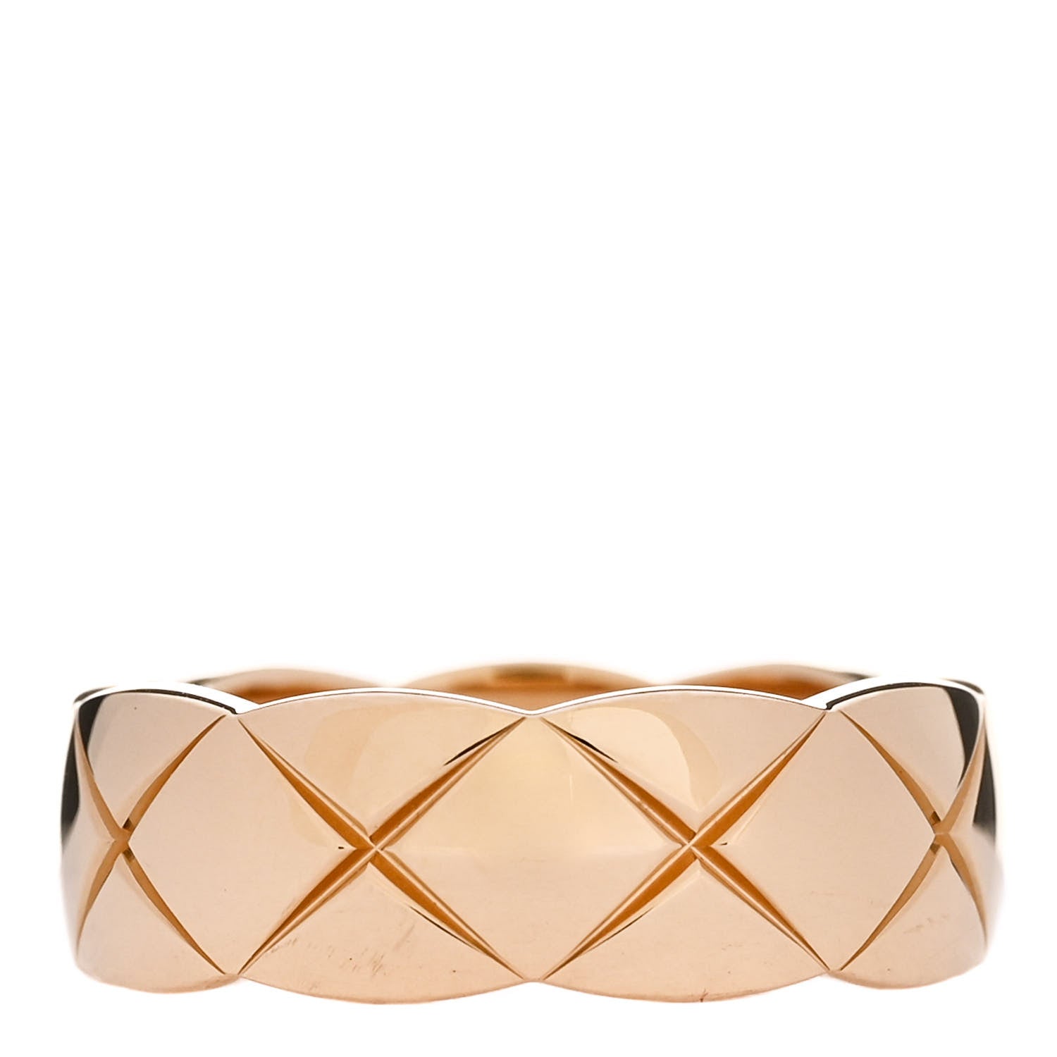 Chanel 18K Yellow Gold Small Coco Crush Ring 52 6 3 of 6