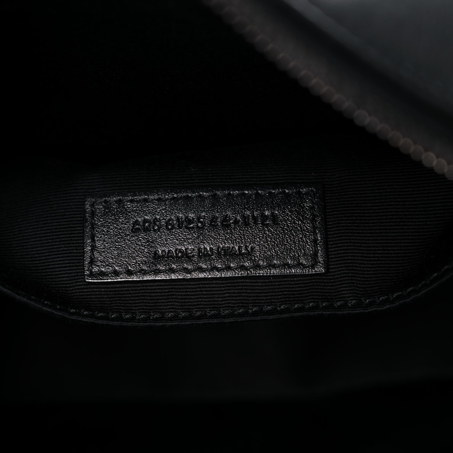 Saint Laurent Calfskin Matelasse Monogram Lou Camera Bag Black 7 of 11