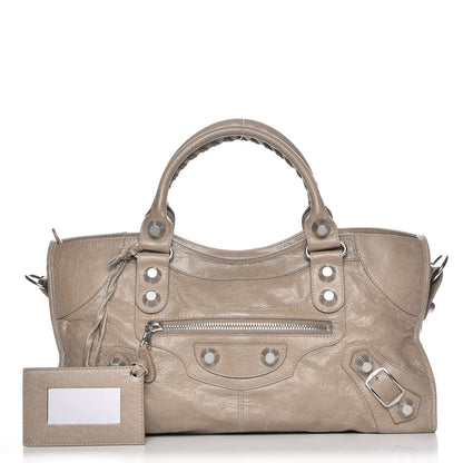 Balenciaga Agneau Giant 21 Silver Hardware Part Time Papyrus 1 of 8