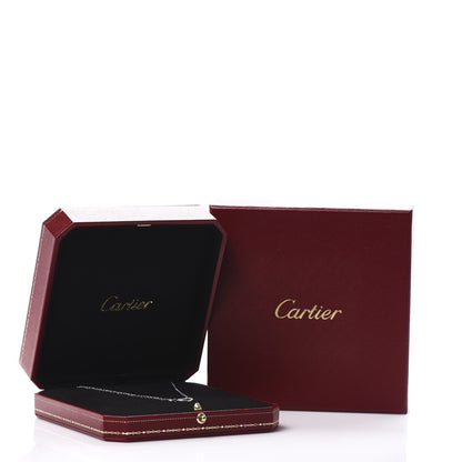 Cartier 18K White Gold Diamond Small Hearts and Symbols Pendant Necklace 7 of 7