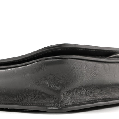 Saint Laurent Crinkled Calfskin Matelasse Monogram Niki Chain Wallet Storm 9 of 10