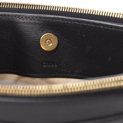 Chloe Calfskin Suede Mini Roy Bag Black 8 of 14