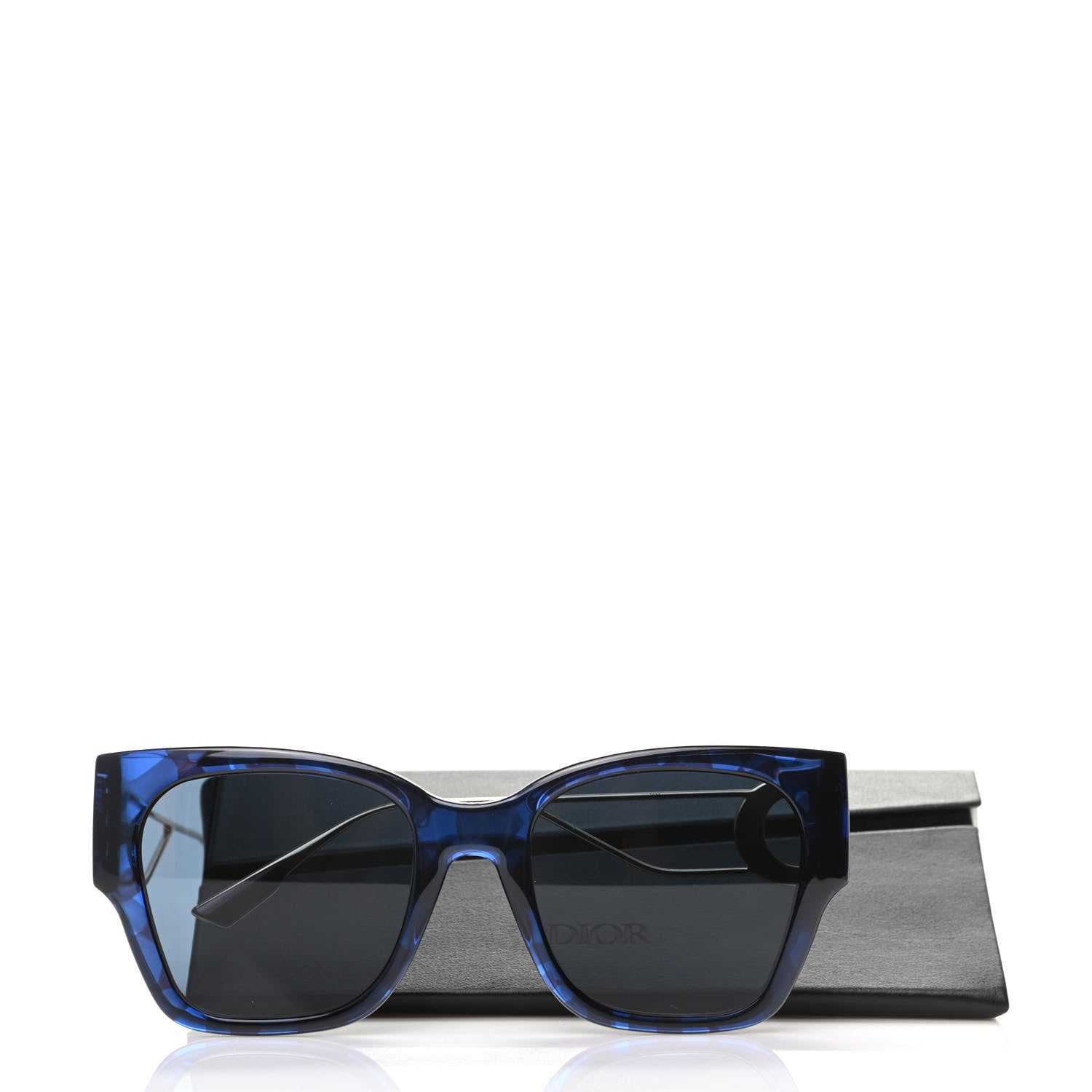 Christian Dior Acetate Rectangular 30 Montaigne 1 Sunglasses Blue 7 of 7