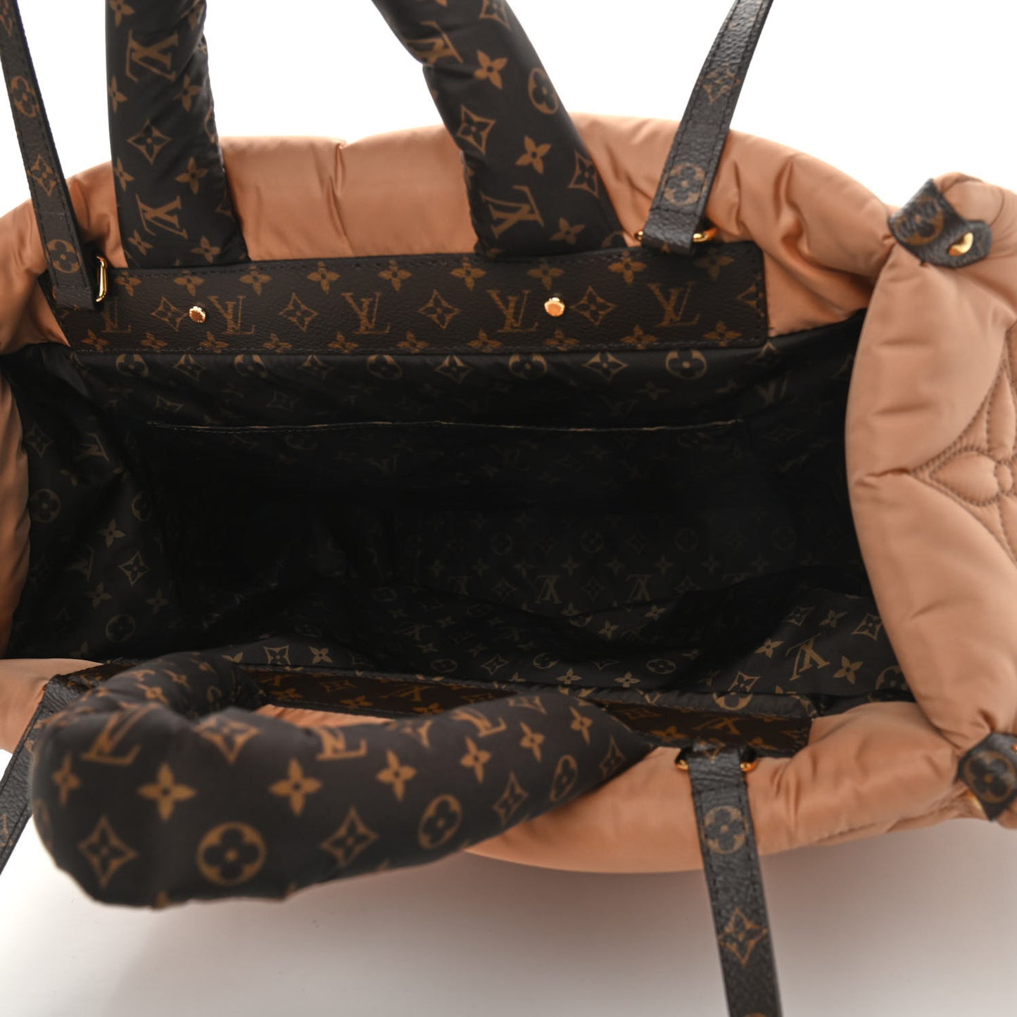 Nylon Monogram Giant Onthego GM Beige