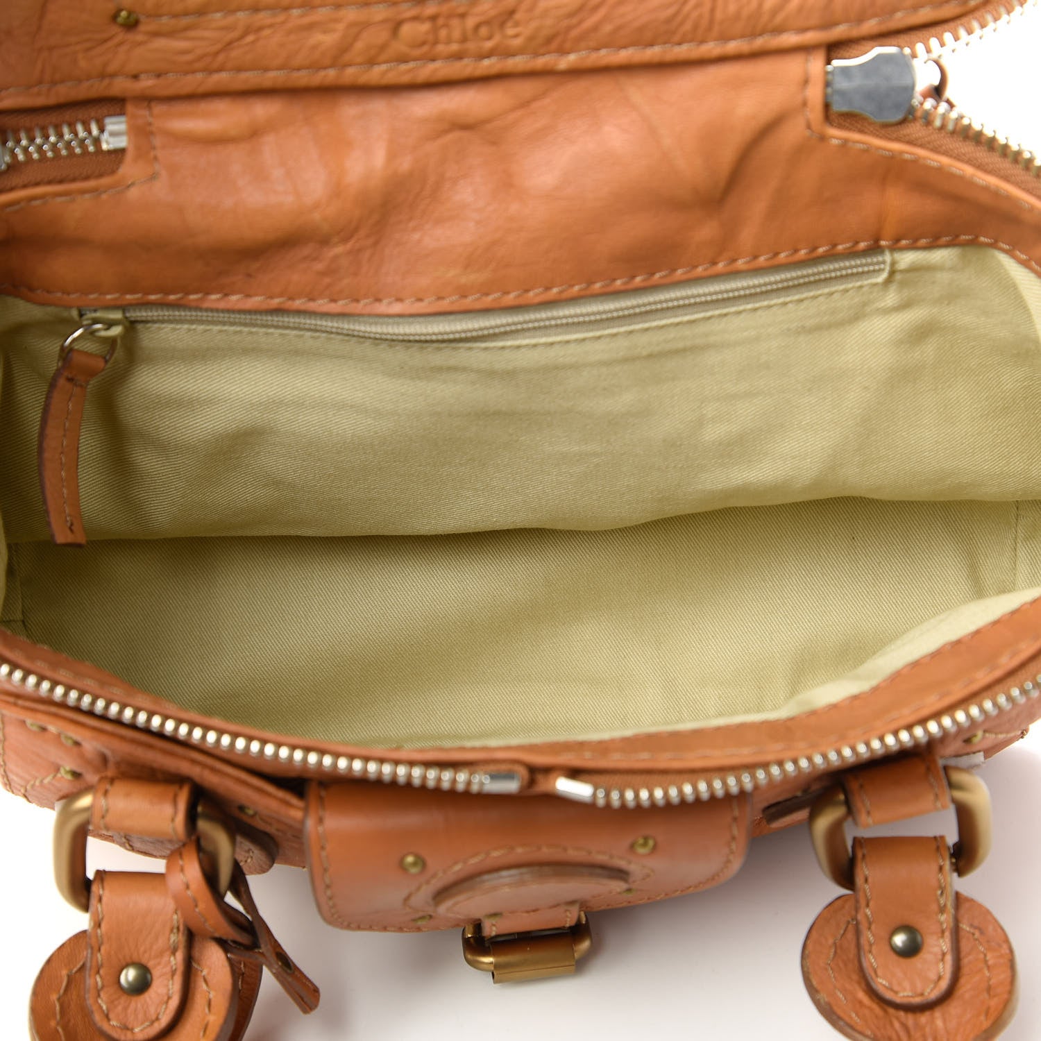 Chloe Calfskin Small Paddington Vanity Case Naturel 5 of 12