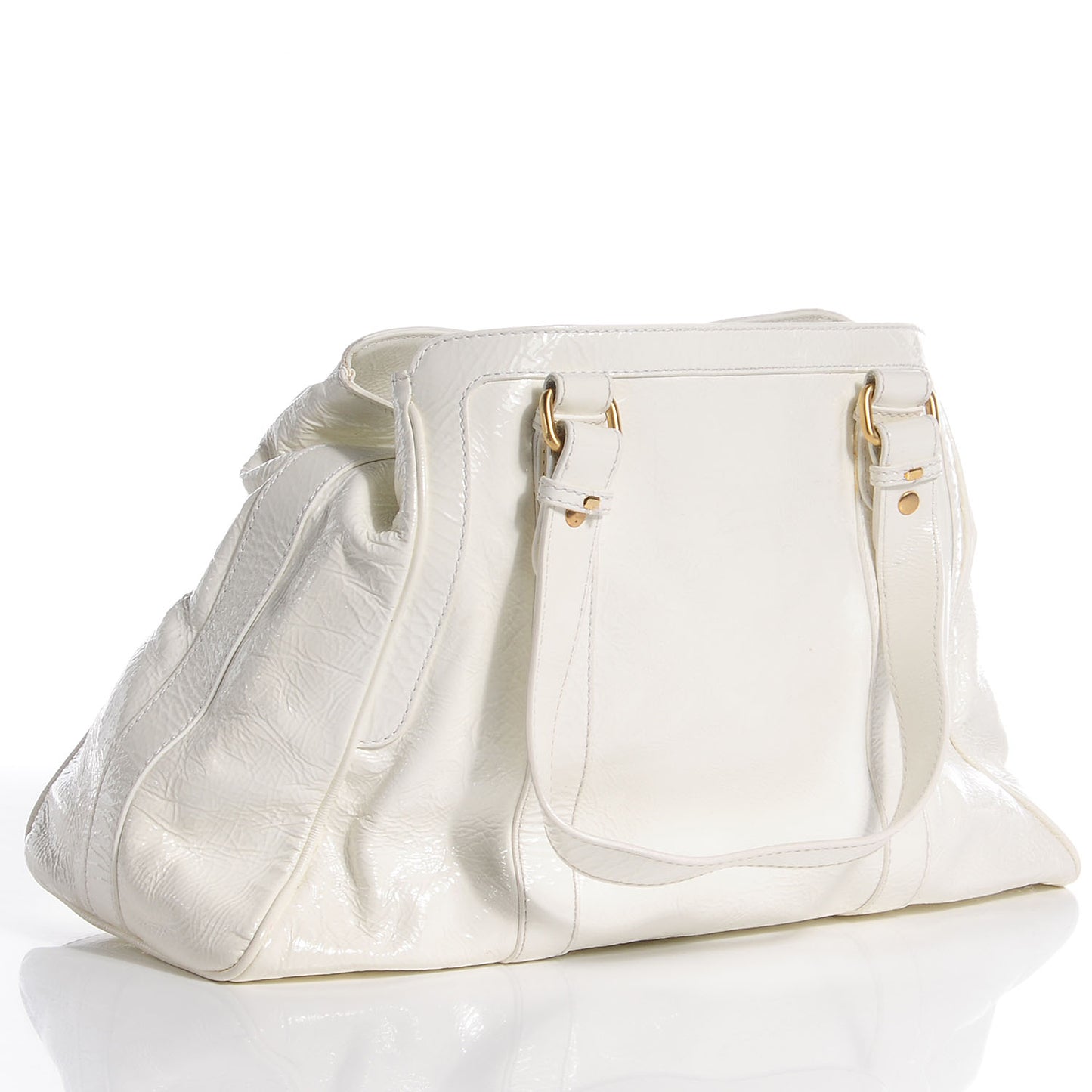 Vitello Naplak Small Bag De Jour White