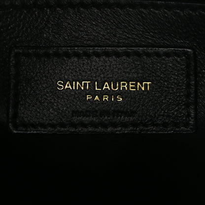 Saint Laurent Grain De Poudre Small Monogram Kate Satchel Black 7 of 11