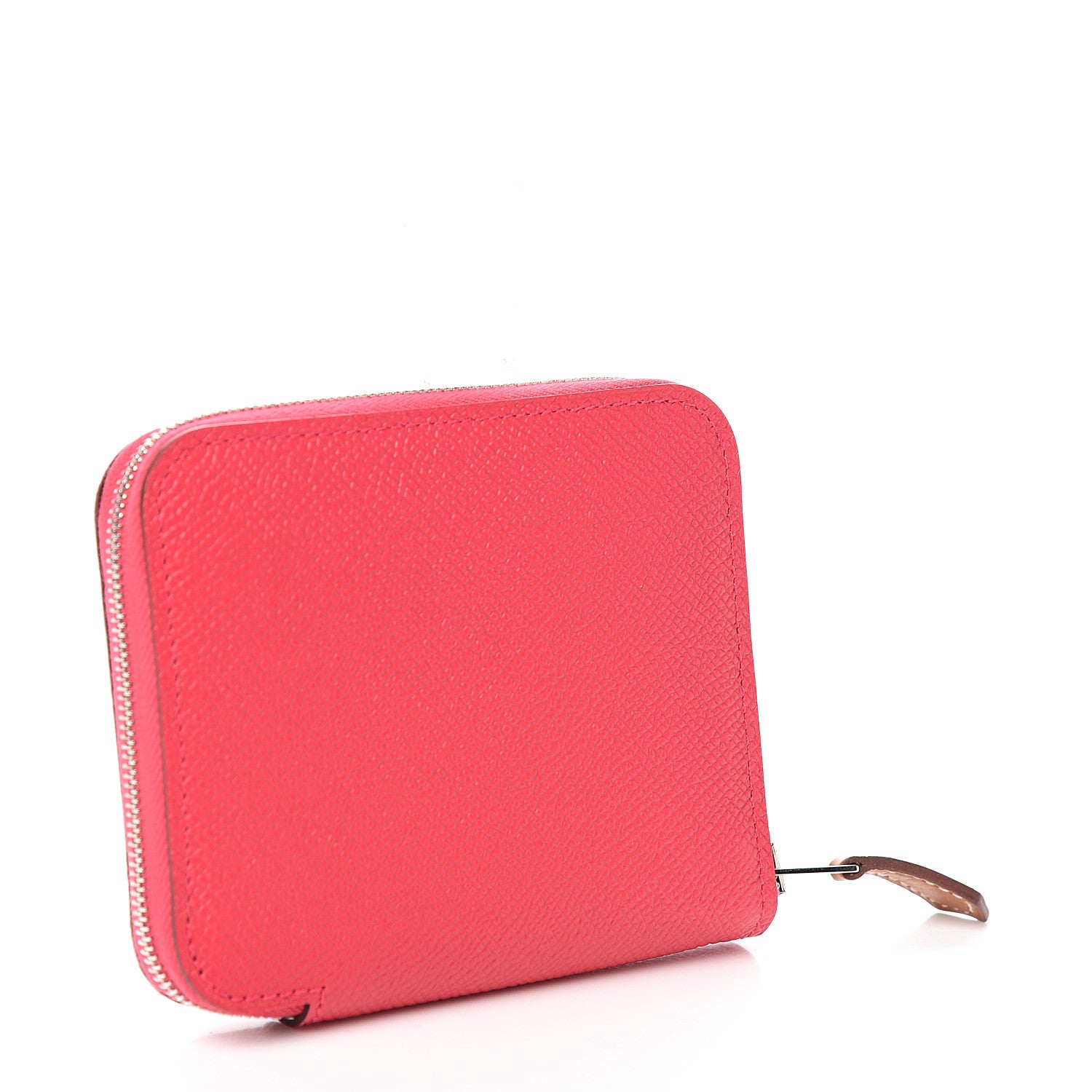 Hermes Epsom Silk'in Compact Wallet Rose Extreme Fauve 2 of 5