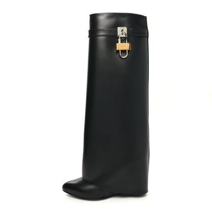 Givenchy Calfskin Shark Lock Pant Boots 39.5 Black 1 of 8