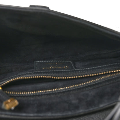 Christian Dior Grained Calfskin Saddle Bag Black 5 of 10