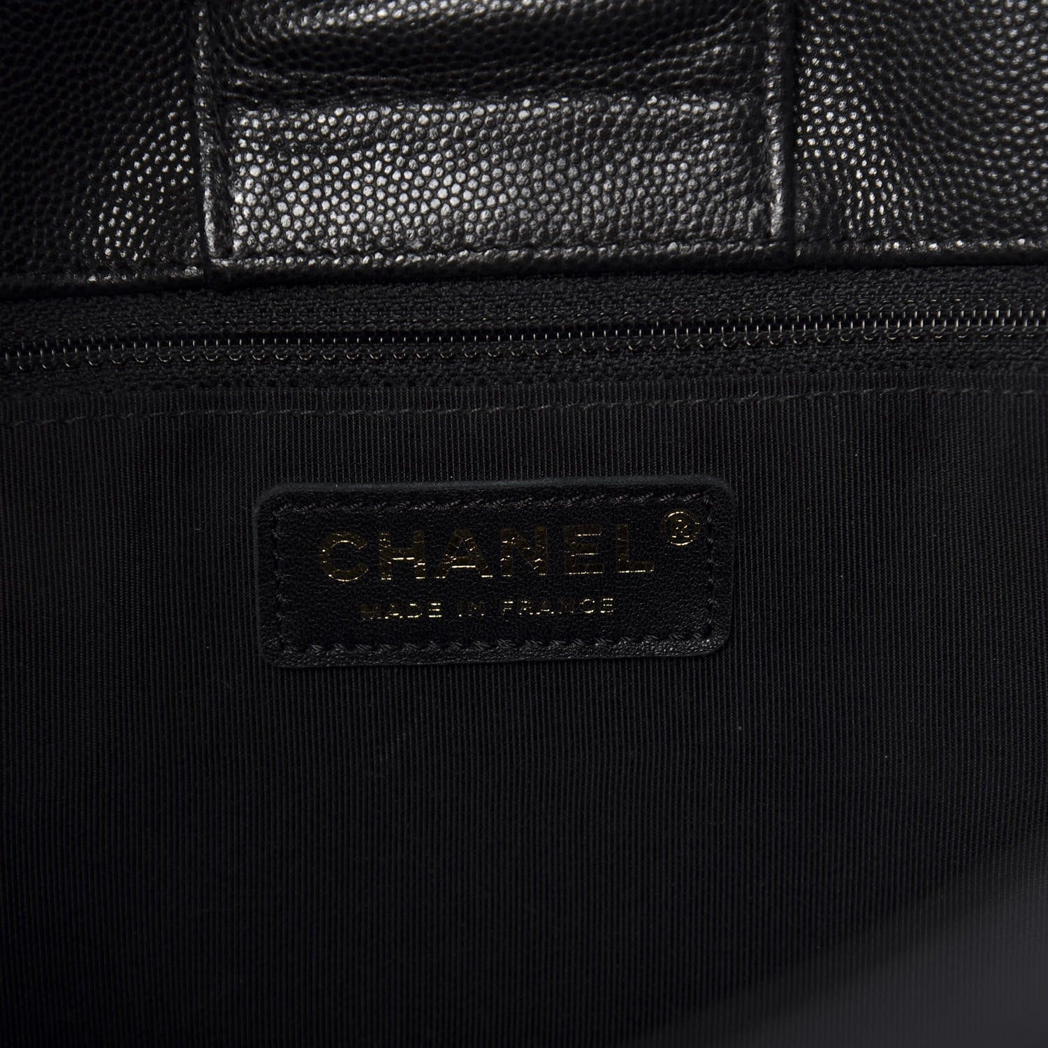 Chanel Caviar Quilted Large Shopping Tote Black 6 of 10
