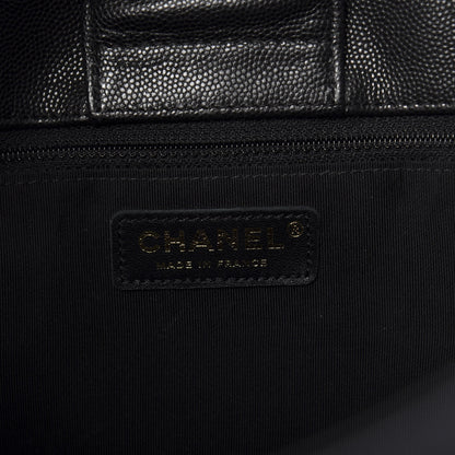 Chanel Caviar Quilted Large Shopping Tote Black 6 of 10