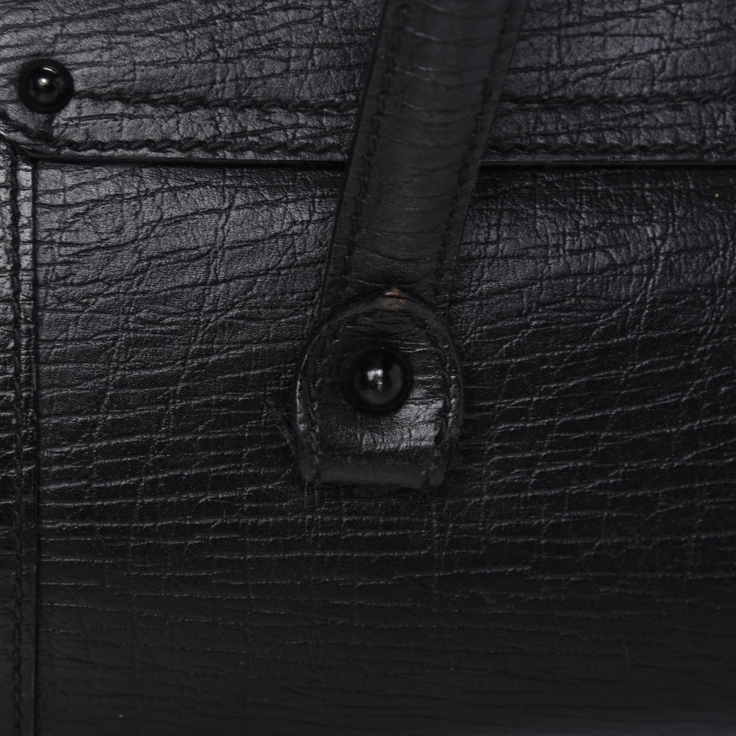 Calfskin Bamboo Bullet Black