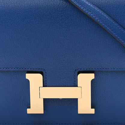 Hermes Chevre Mysore Constance 18 Bleu Electrique 8 of 11
