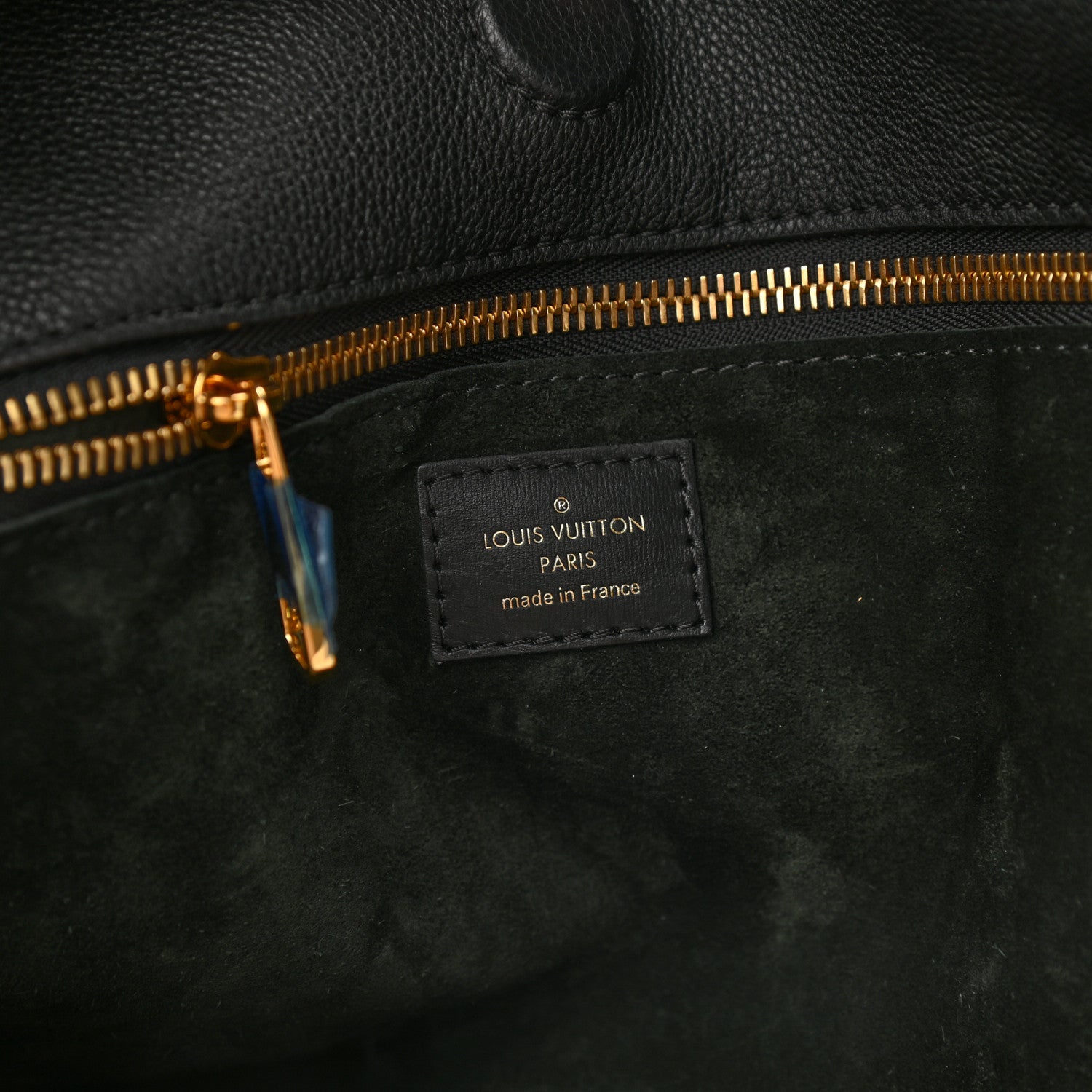 Louis Vuitton Cuir Orfevre Veau Cachemire Tote W GM Black 6 of 8