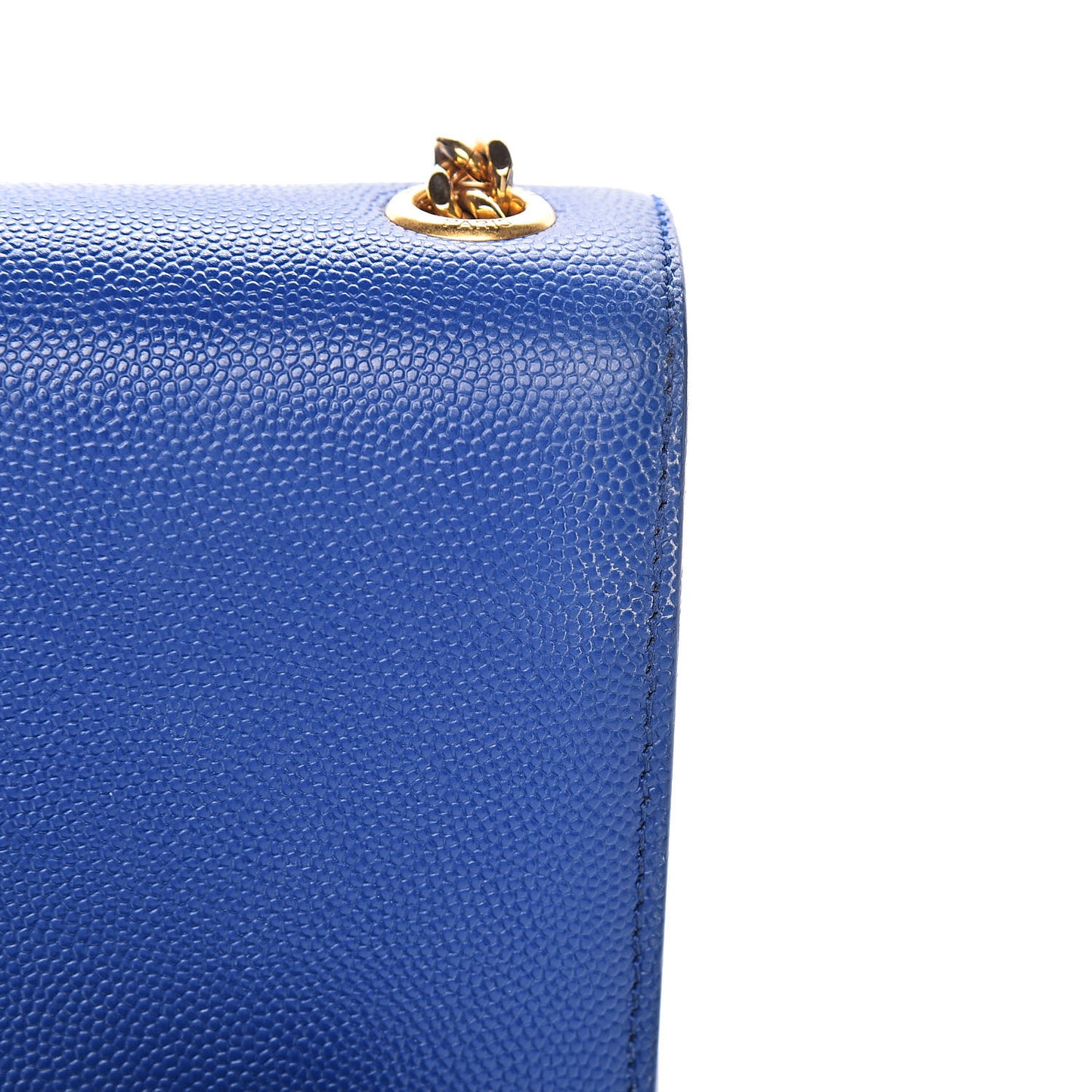 Grain De Poudre Small Classic Monogram Kate Satchel Royal Blue